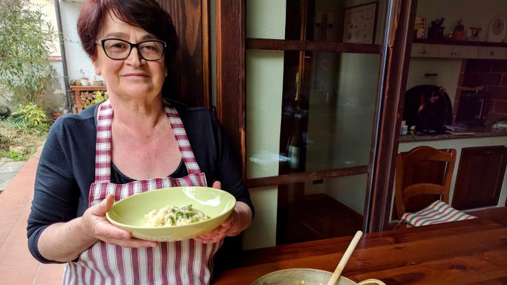 Granma Cleri and Risotto