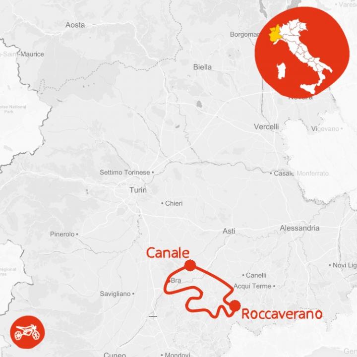 Vespa nelle Langhe