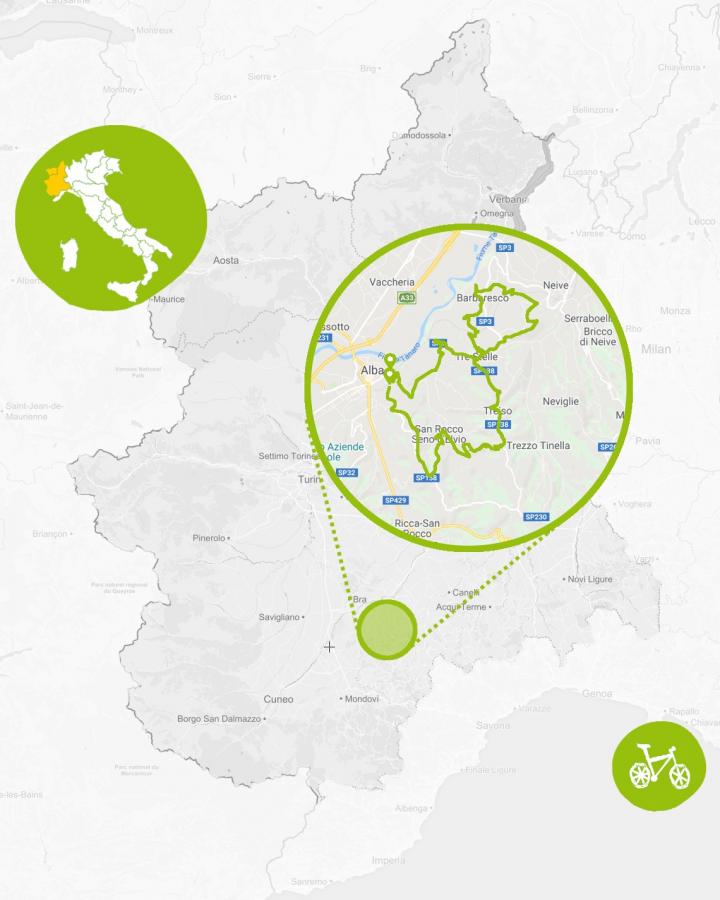 A day by e-bike in Barbaresco