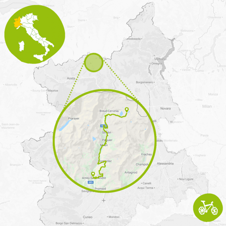 5 days Adventure by Mountain Bike in the Aosta Valley and Mount Cervino - Matterhorn