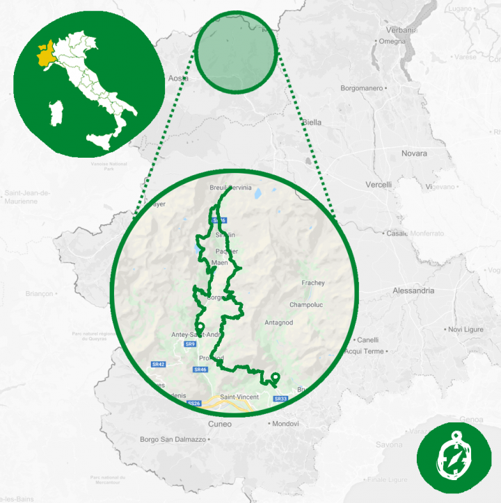 Mappa Trekking Cervino