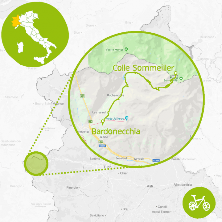 eBike Sommeiller map