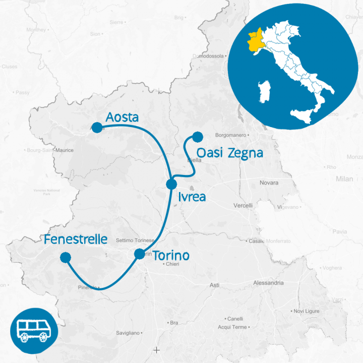 map giroola carnival ivrea