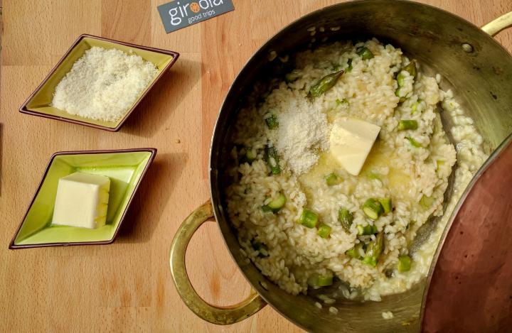 Risotto, butter and parmigiano
