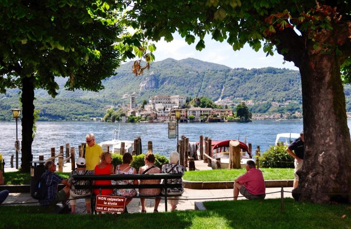 Lake orta group picture