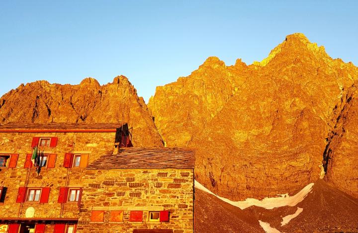 rifugio monviso mattino