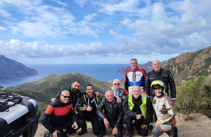 corsica tour in moto