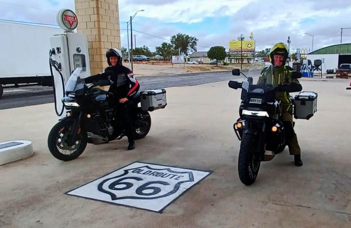 harley davidson pan america on the route 66